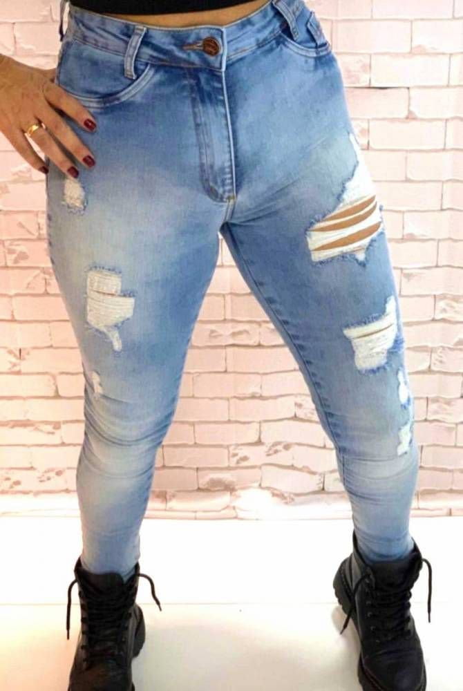 Calça Jeans Carmen Destroyed X